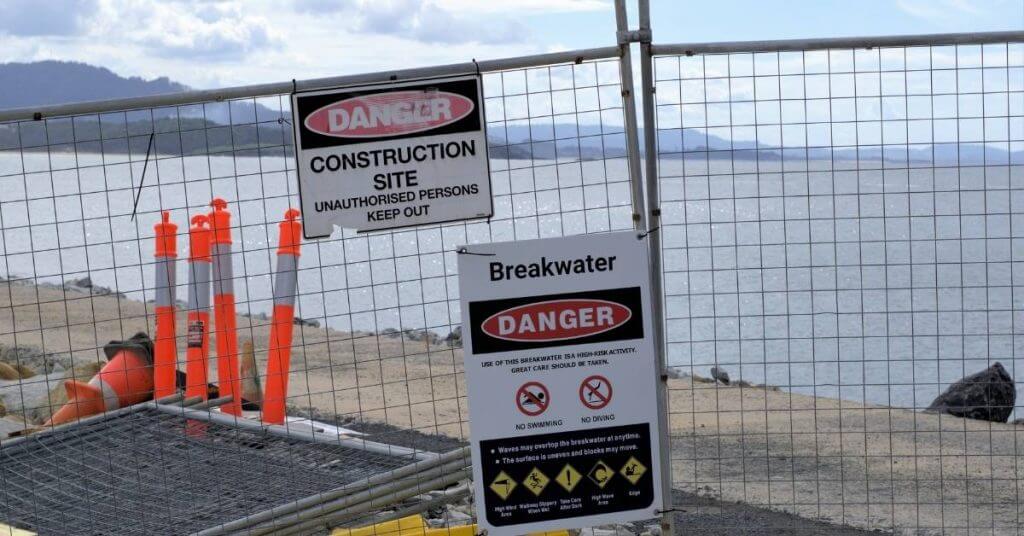 Construction site in Australia