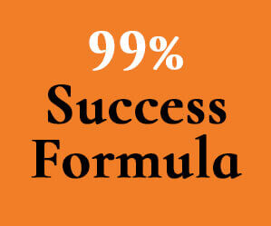 99% success formula logo