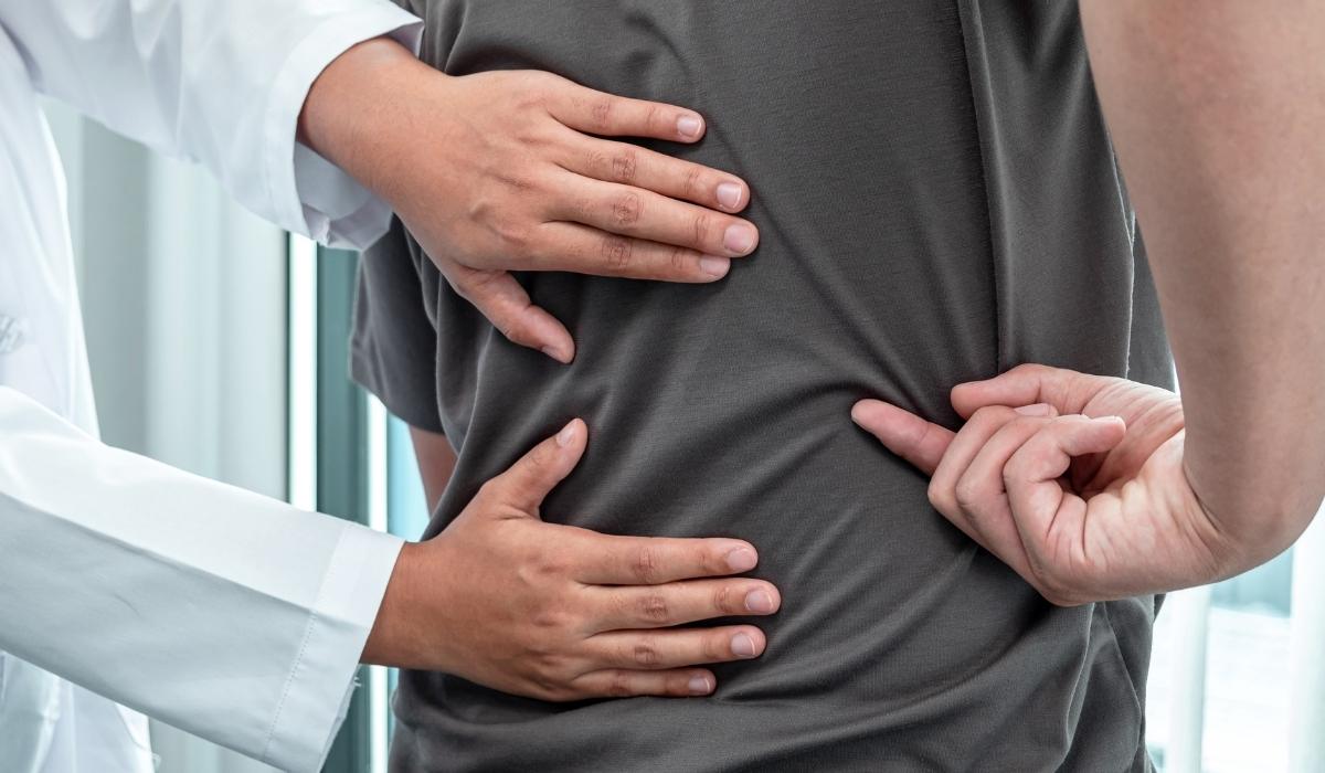 medical assessment for a back injury at work