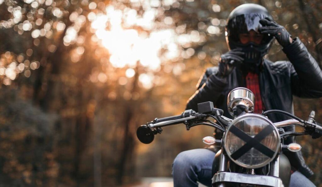 motorbike rider in Australia nsw