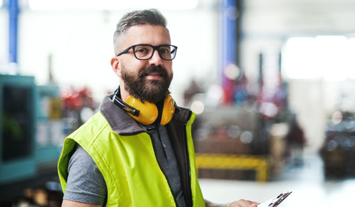 industrial deafness prevention worker headphones