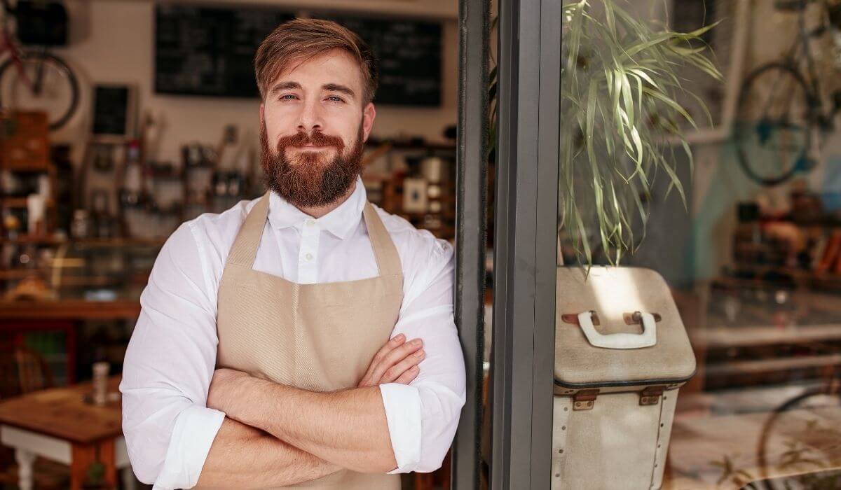 hospitality worker at the workplace