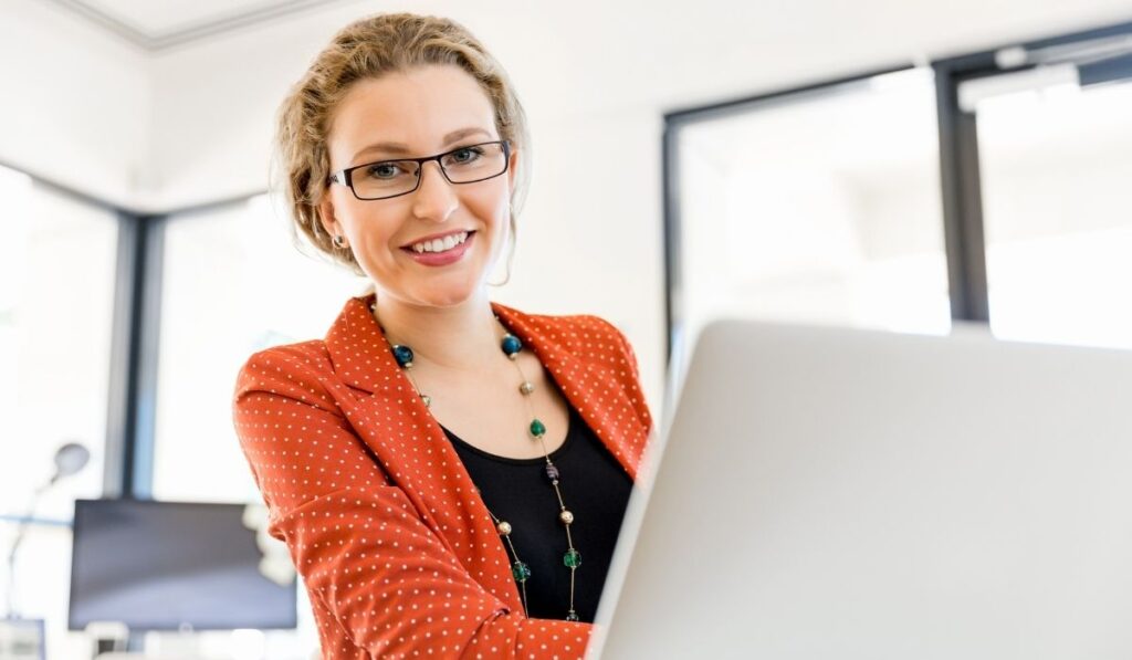 female office worker