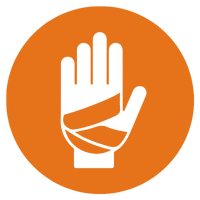 hand injury icon