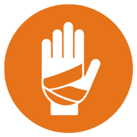 hand injury icon