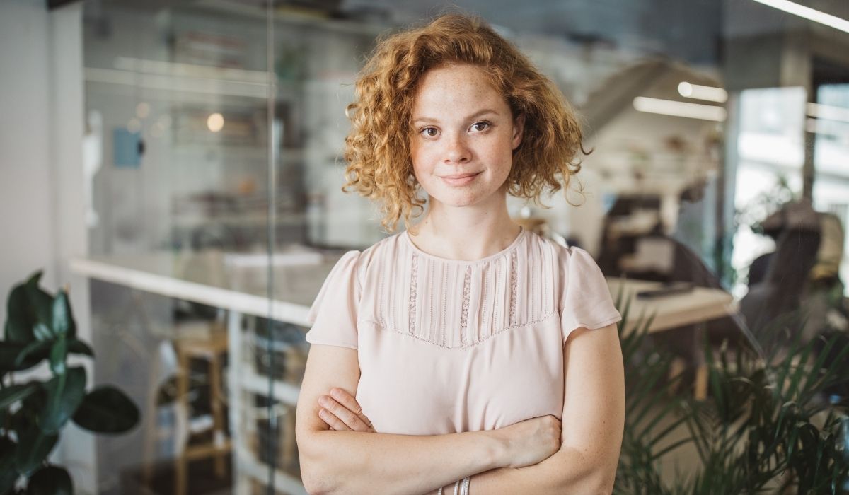 woman at the office