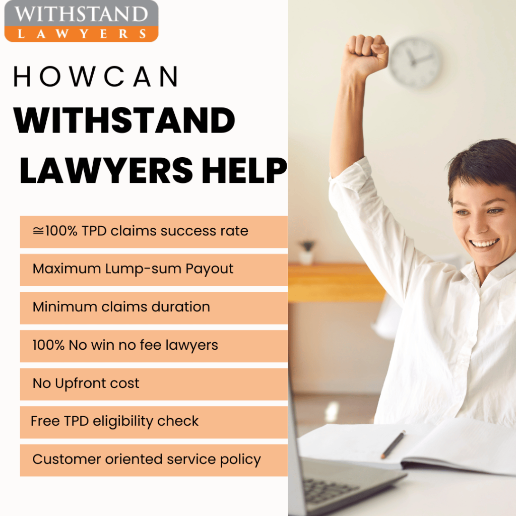 Image shows top 7 benefits of working with Withstand Lawyers.