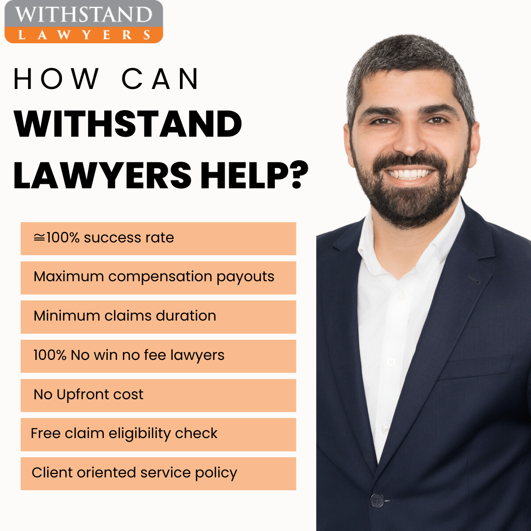 Image shows how Withstand Lawyers can help people to solve their personal injury claims in Australia, NSW and WA.