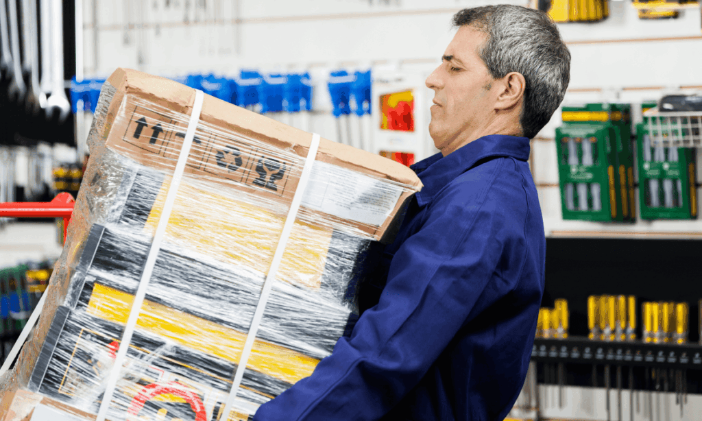 hernia abdominal injury from repetitive lifting at work