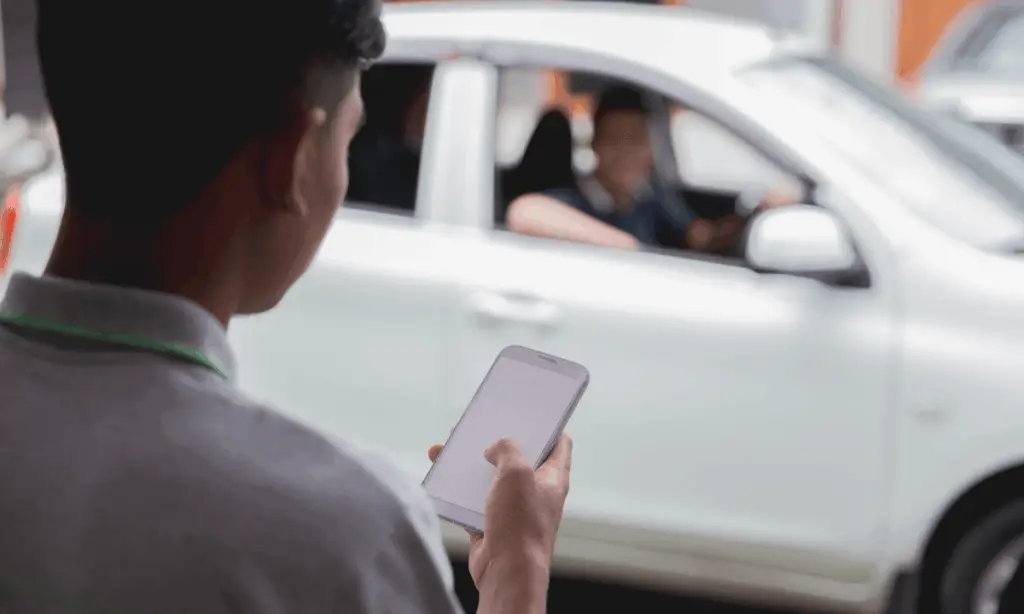 uber passenger before accident