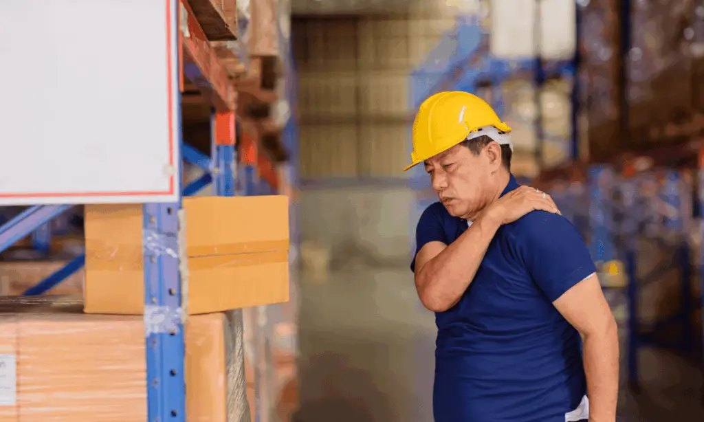 shoulder injury bursitis workers compensation claim
