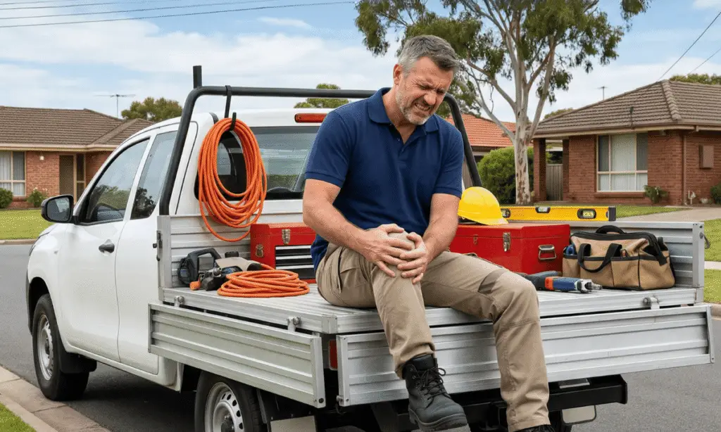 work injury damages cases: construction worker